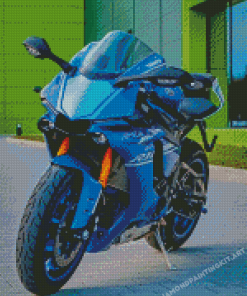 Blue Yamaha YZF R1 Diamond Paintings