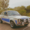 Blue And White Ford Escort RS 2000 Diamond Paintings