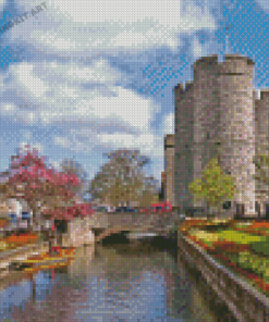 Canterbury City Buildings Diamond Paintings