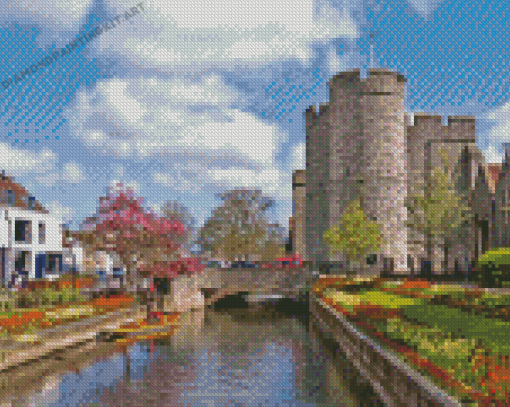 Canterbury City Buildings Diamond Paintings