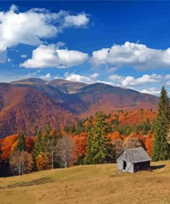 Carpathian Mountains Autumn Diamond Paintings