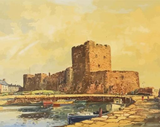 Carrickfergus Castle Art Diamond Paintings