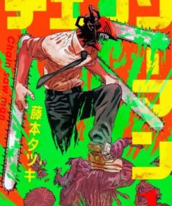 Chainsaw Man Manga Serie Diamond Paintings