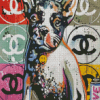 Chanel Dog Art Diamond Paintings