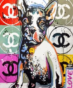 Chanel Dog Art Diamond Paintings