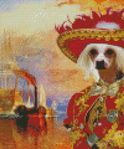 Chinese Crested Dog Diamond Paintings