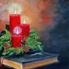 Christmas Candle Diamond Paintings