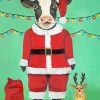 Christmas Cow Santa Diamond Paintings