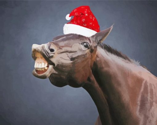 Christmas Horse Diamond Paintings