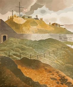 Coastal Defences By Eric Ravilious Diamond Paintings