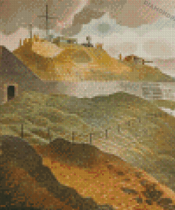 Coastal Defences By Eric Ravilious Diamond Paintings