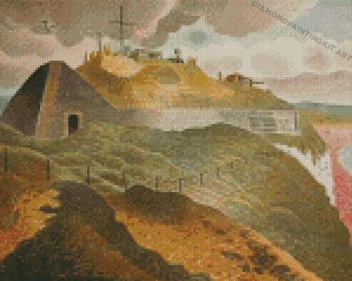 Coastal Defences By Eric Ravilious Diamond Paintings