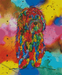 Cockapoo Abstract Diamond Paintings