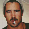 Colin Farrell Smoking Diamond Paintings