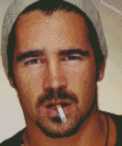 Colin Farrell Smoking Diamond Paintings