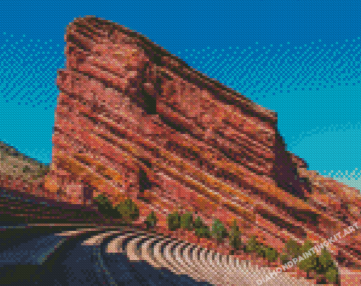 Colorado Red Rocks Park And Amphitheatre Diamond Paintings