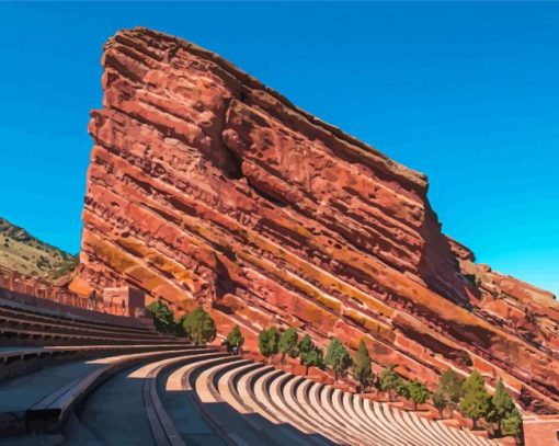 Colorado Red Rocks Park And Amphitheatre Diamond Paintings