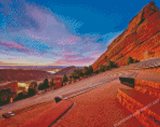 Colorado Red Rocks And Amphitheatre Diamond Paintings