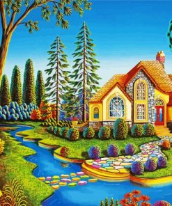 Cottage Dream Jigsaw Puzzle Diamond Paintings