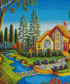 Cottage Dream Jigsaw Puzzle Diamond Paintings