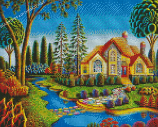 Cottage Dream Jigsaw Puzzle Diamond Paintings