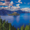 Crater Lake Oregon Diamond Paintings