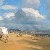 Crowded Beach Gorleston By Campbell Archibald Mellon Diamond Paintings