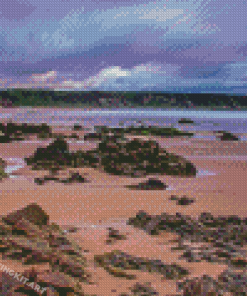 Cullen Beach Scotland Diamond Paintings