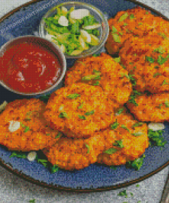 Delicious Hash Browns Food Diamond Paintings