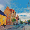 Denmark Aalborg Town Diamond Paintings