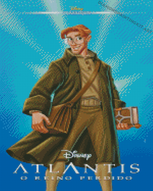 Disney Atlantis Milo Thatch Diamond Paintings