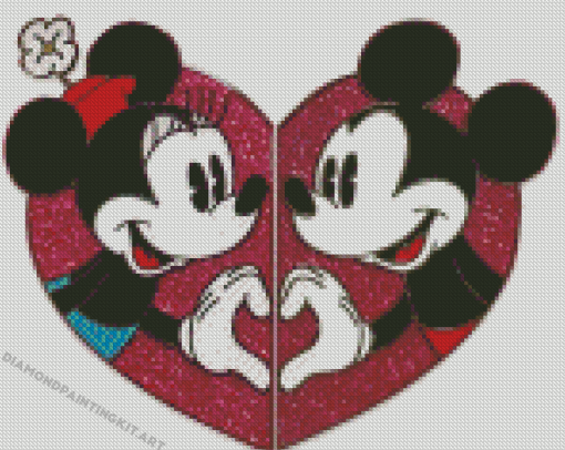 Disney Valentine Art Diamond Paintings