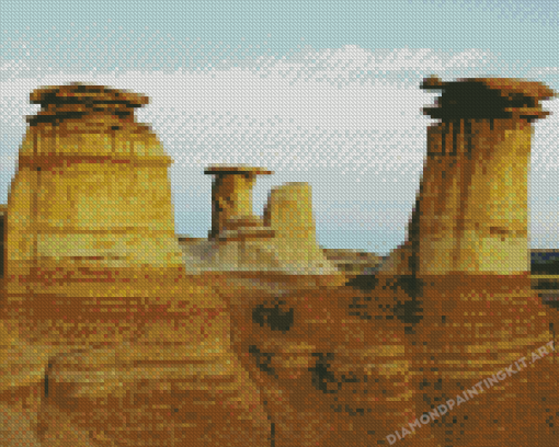 Drumheller Landscape Diamond Paintings