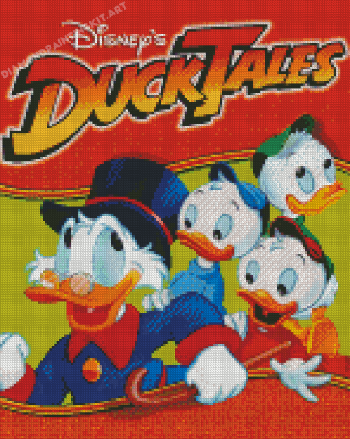 DuckTales Cartoon Poster Diamond Paintings