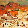 Early Snow AJ Casson Diamond Paintings