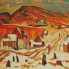 Early Snow AJ Casson Diamond Paintings