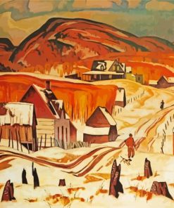 Early Snow AJ Casson Diamond Paintings