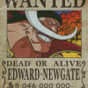 Edward Newgate One Piece Wanted Diamond Paintings