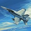 F 18 Airplane Diamond Paintings