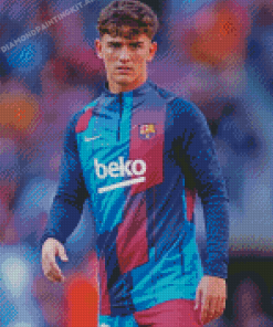 FC Barcelona Player Gavi Diamond Paintings