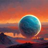 Fantasy Jupiter Planet Diamond Paintings