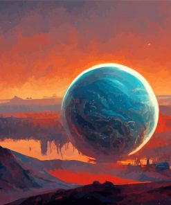 Fantasy Jupiter Planet Diamond Paintings