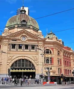 Flinders Street Railway Station Australia Diamond Paintings