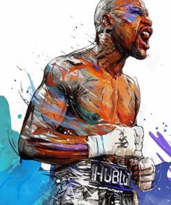 Floyd Mayweather Boxer Art Diamond Paintings