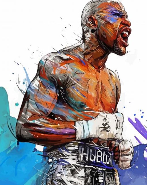 Floyd Mayweather Boxer Art Diamond Paintings