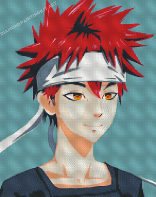 Food Wars Shokugeki No Soma Yukihira Diamond Paintings