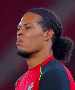 Footballer Virgil Van Dijk Diamond Paintings