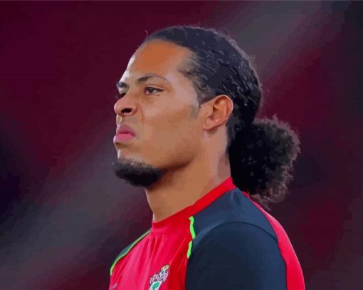 Footballer Virgil Van Dijk Diamond Paintings