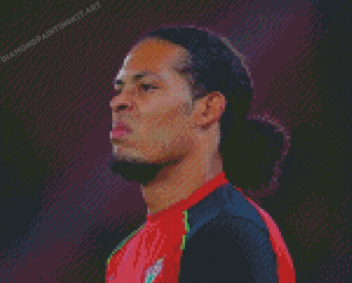 Footballer Virgil Van Dijk Diamond Paintings