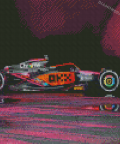 Formula 1 Mclaren Race Car Diamond Paintings